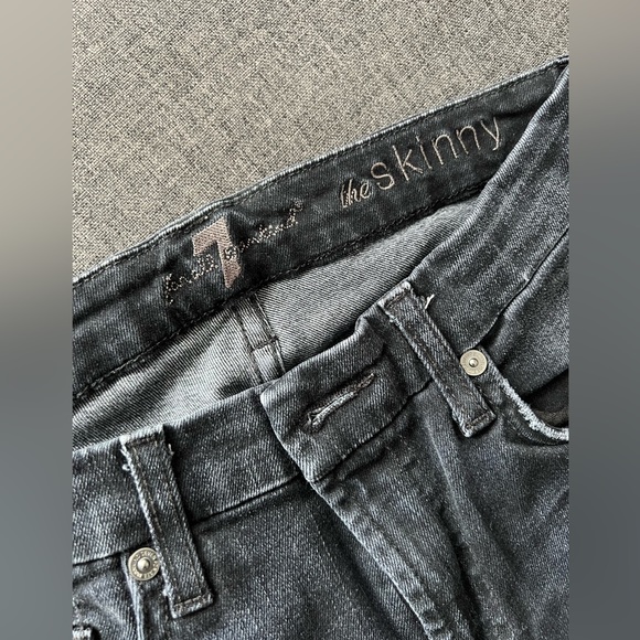 7 for all man kind distressed jeans “The Skinny” - Picture 5 of 5
